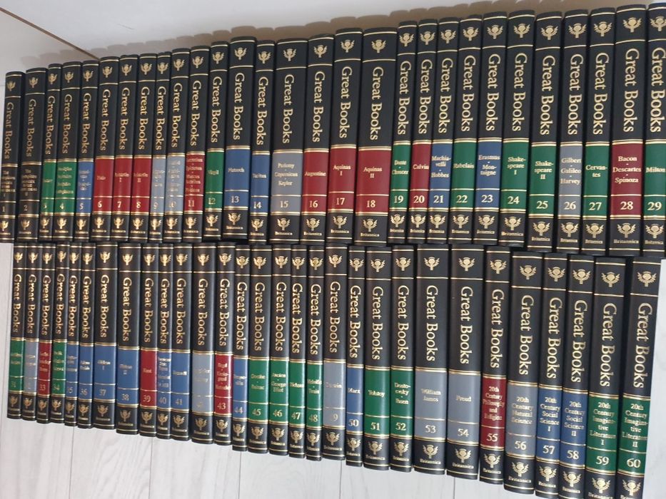 Set The Great Books of The Western World, Complet, 60 vol, IMPECABIL,NOU, Ed a 5-a