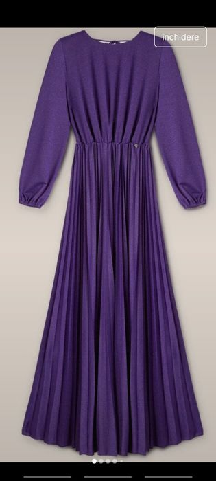 Rochie lungă cu maneci