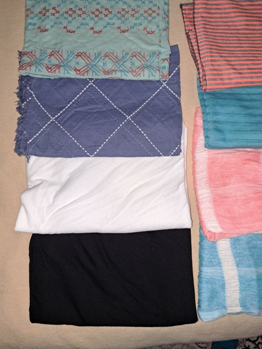 Круглый женский шарф