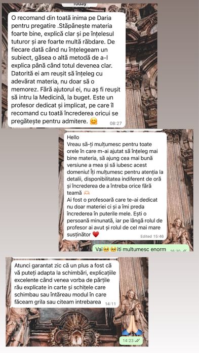 Meditatii Admitere Medicină BARRONS