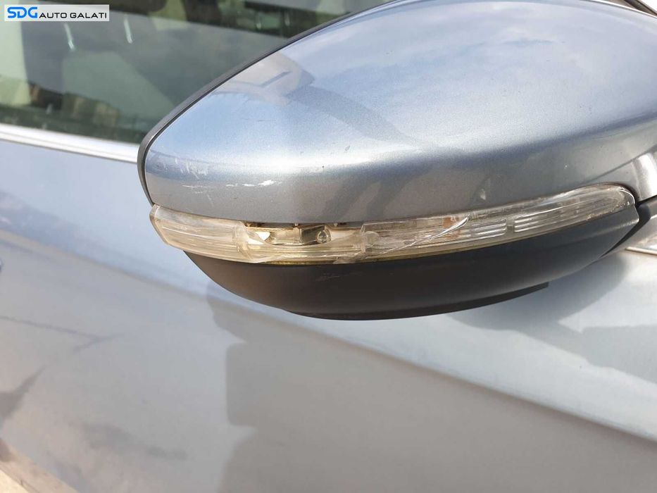 Oglinda Dreapta Electrica FARA Pliere Rabatare cu Lumina Ambientala Volkswagen Passat B7 2010 - 2015 [0403]