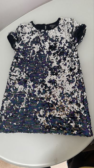Rochita paiete Primark, marime 128 (7-8 ani)