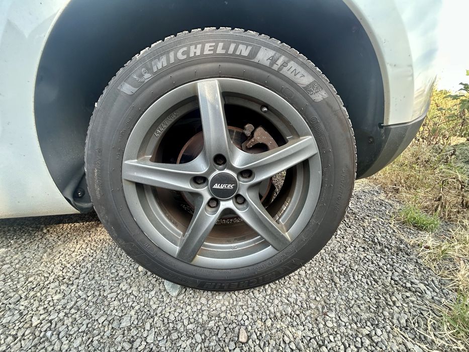 Jante aliaj r16 7J Et 48  5x114,3 gama renault cu cauciucuri noi de iarna dot 2024 Micheline alpin 7   205/55/16