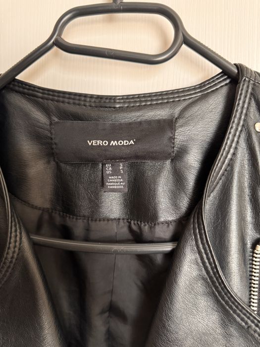Кожено яко Vero Moda