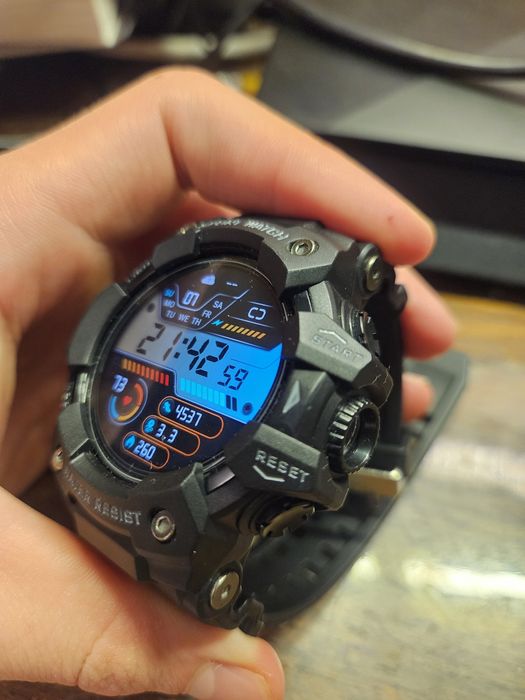 Масивен Military Smart Watch – Чисто Нов, Обаждания, Водоустойчив