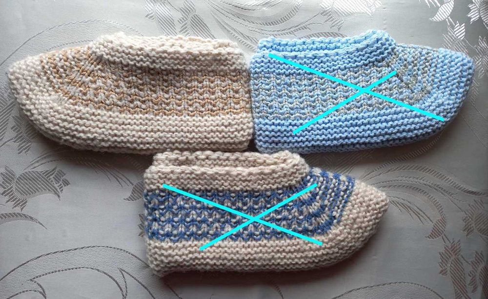 Домашно плетени терлици (мъжки, дамски и детски)