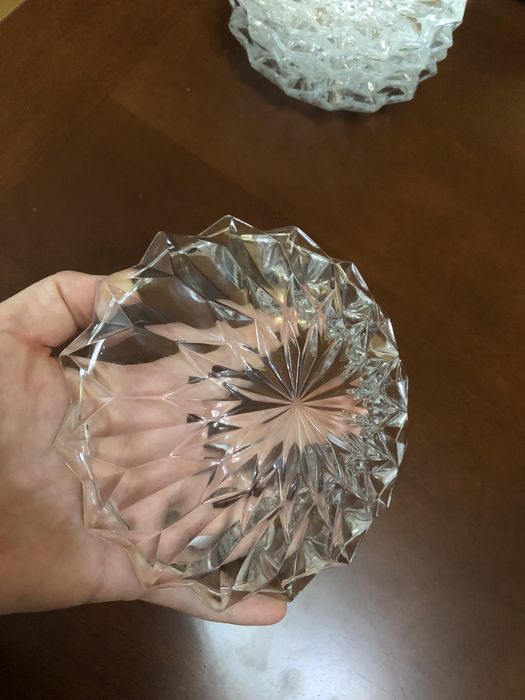 Set de 6 boluri din cristal