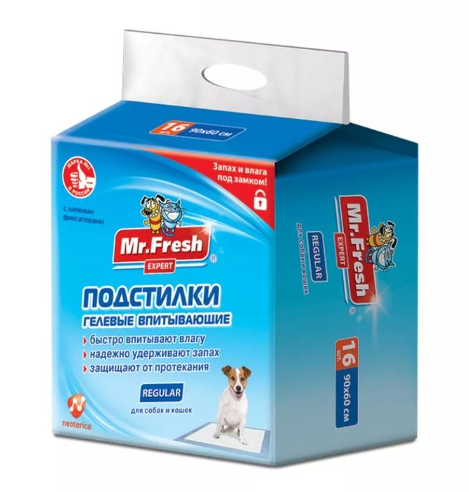 Mr.Fresh пеленки для собак 90*60, подстилки