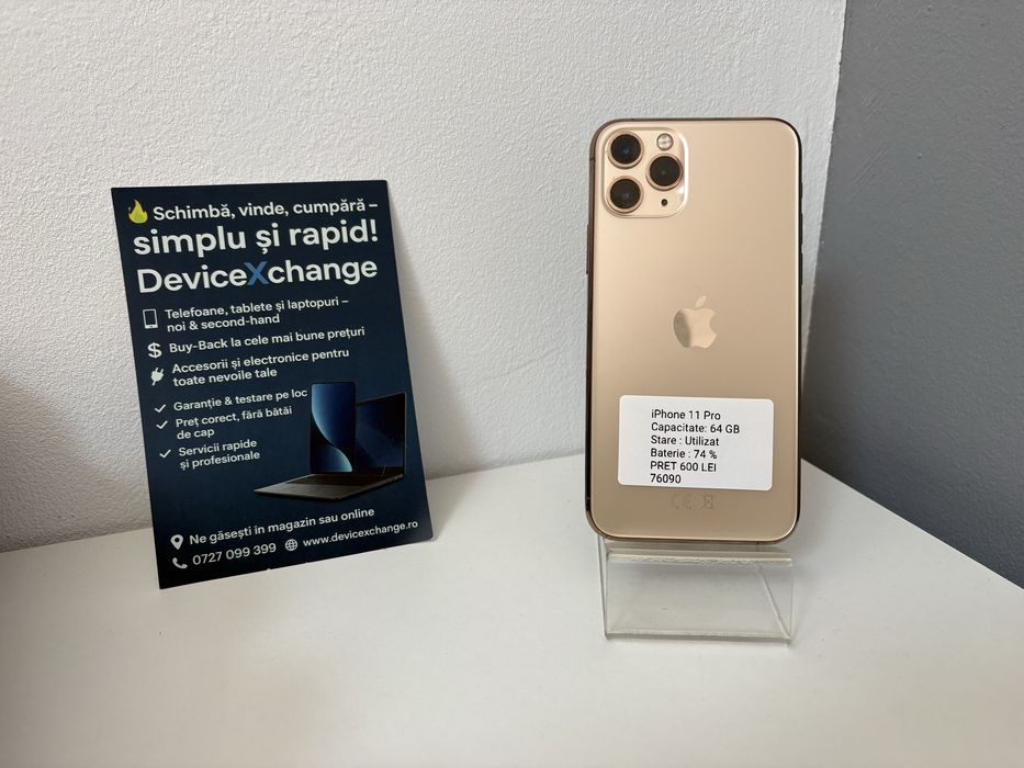 iPhone 11 Pro 74% Gold SH * Garantie *Buy Back * deviceXchange