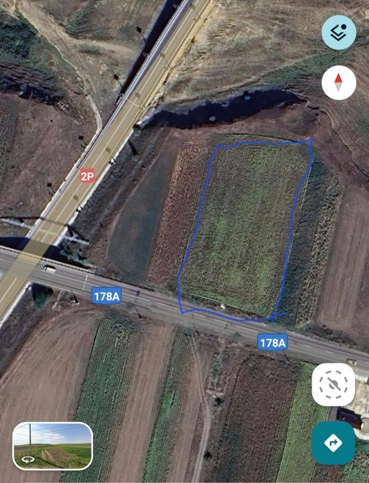 Vand/inchiriez teren (extravilan)