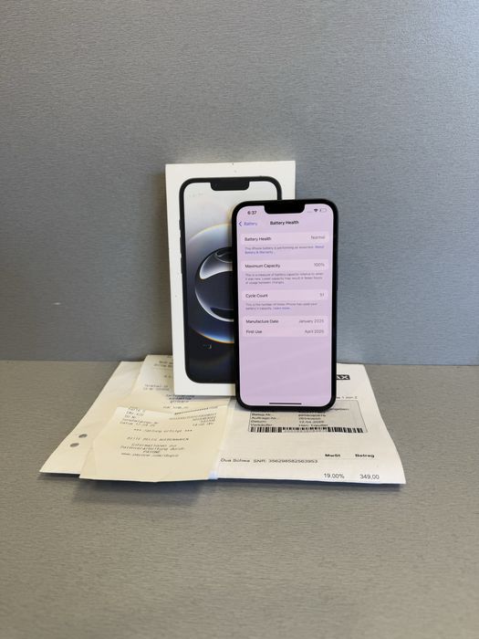 Продавам iPhone 16e 51 цикъла