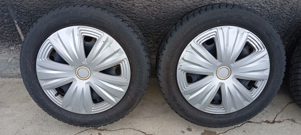 Set 4 cu Jante Oțel Cauciucuri iarna 205 55 R16