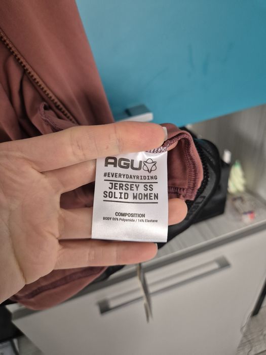 Bluza maneca scurta tricou dama ciclism AGU noua etichetă Măsura XXL