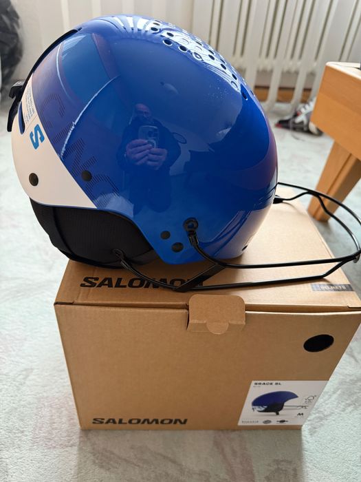 Casca Salomon Race marimea S 55-56 sau L 58-59 NOI