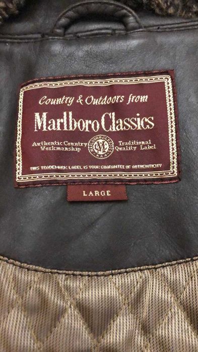 Geaca piele barbati Marlboro Classics