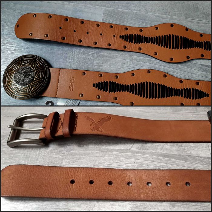 Естествена кожа колани