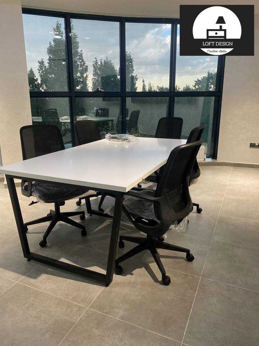 АКЦИЯ!Офисный Переговорный Стол в Стиле Лофт/ Ofis Stoli Loft Uslubida