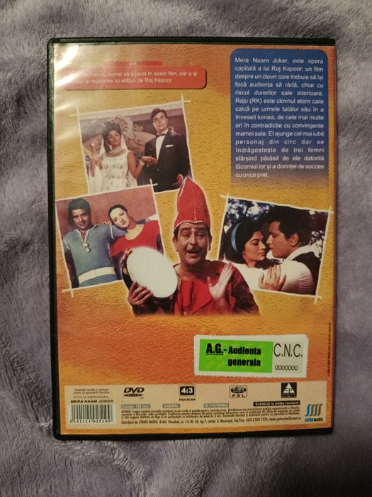 DVD ORIGINAL „Zâmbetul clovnului” – StrikeMedia – 2006 – film indian