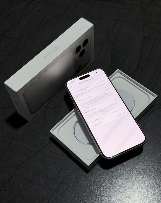 iPhone 17 Pro Max Silver 256GB 10 Cicluri !