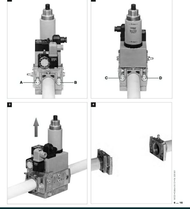Ремонт газовых клапанов DUNGS. Ремонт клапан. Ремонт мултиблок.