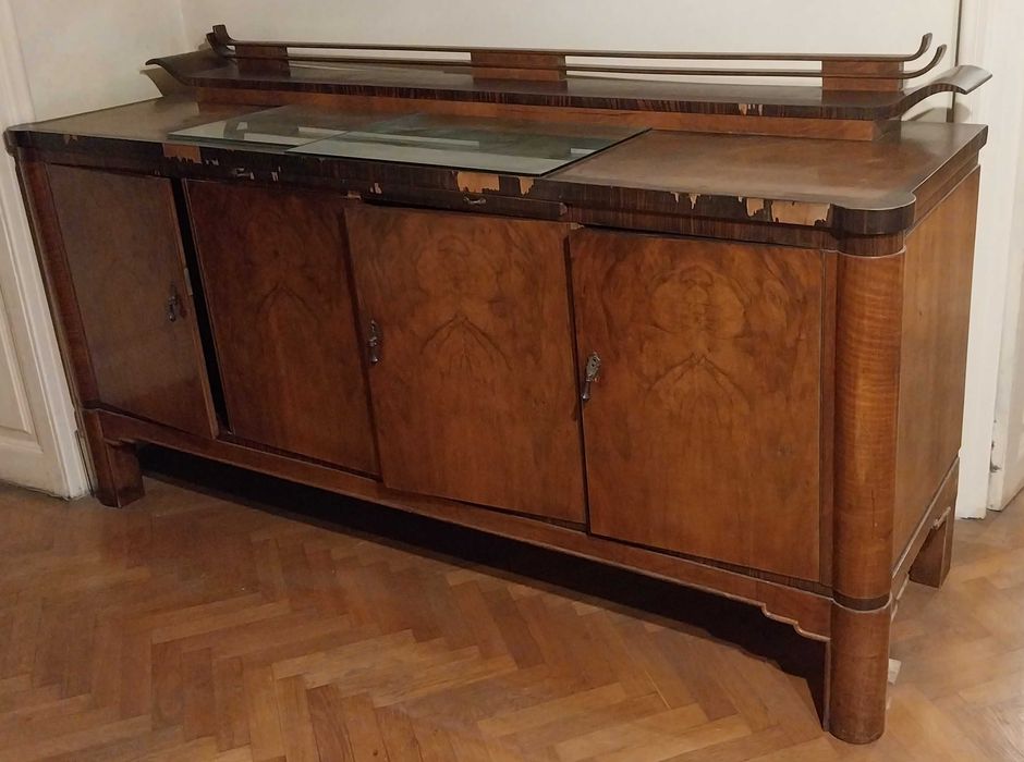 bufet mare lemn masiv 4 usi