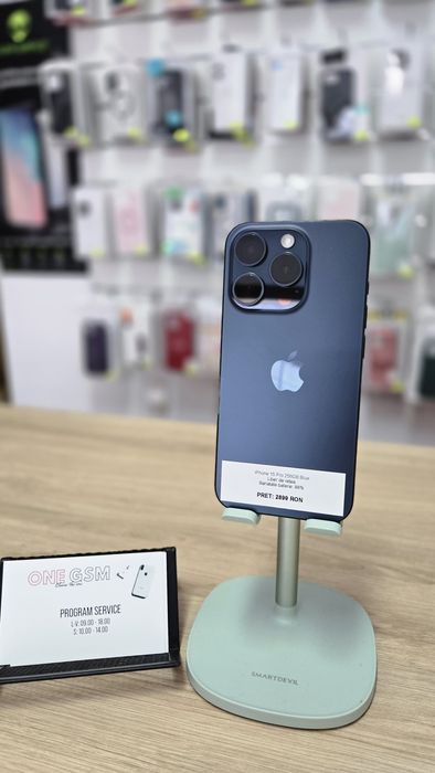 iPhone 15 Pro 256GB Titanium Blue – Second-Hand in stare excelenta!

D