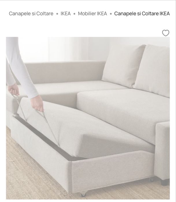 Vand canapea extensibila