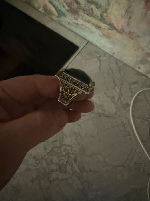 Печатка серебро.