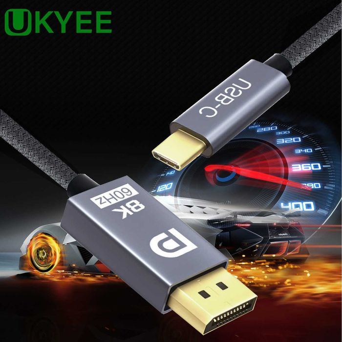 Кабель DP to DP 8K. 5м DisplayPort