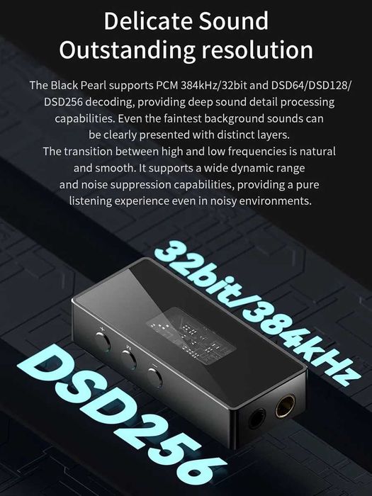 TRN Black Pearl портативный Hi-Fi ЦАП усилитель