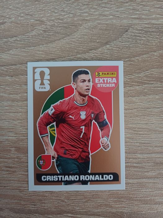 Cristiano Ronaldo bronze sticker panini 2026