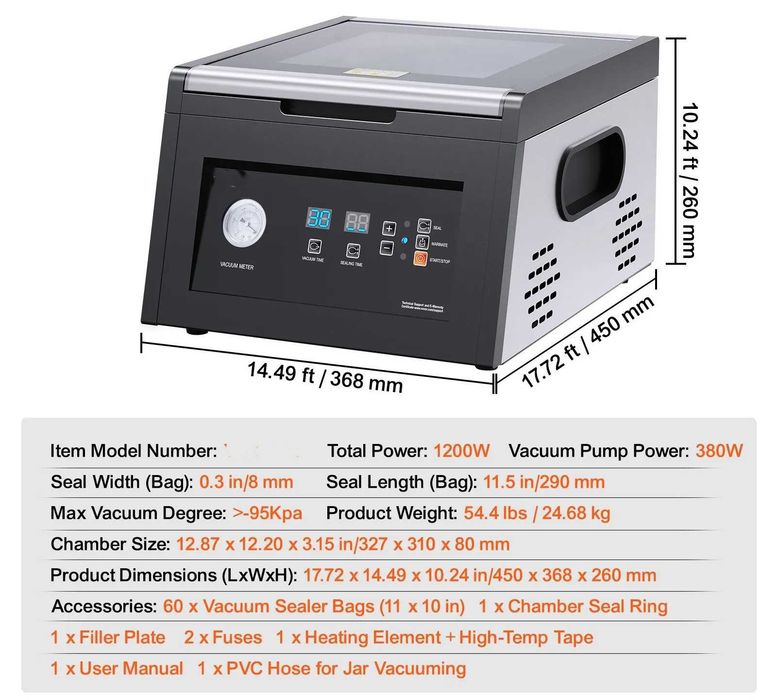 masina de vidat gama profi 380w putere totala 1200w camera de vidare 290mm