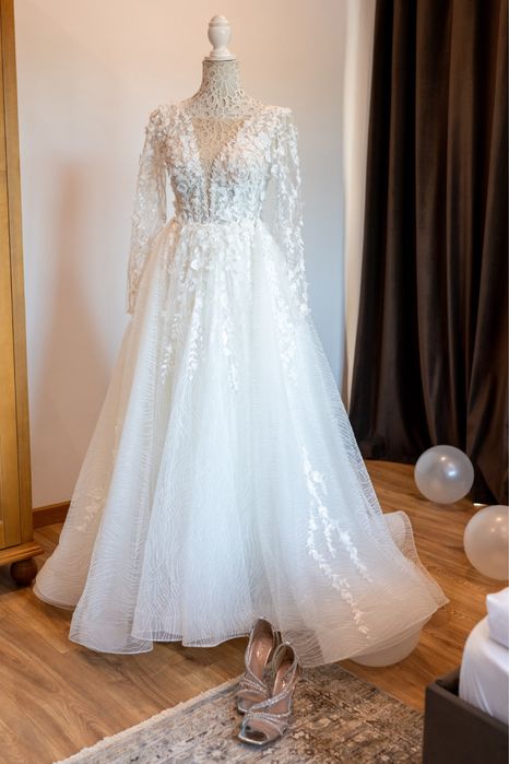 Rochie de mireasă croită în atelier an 2025