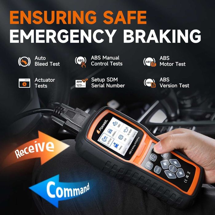 FOXWELL NT630 Plus OBD2 скенер Диагностика за кола кодочетец