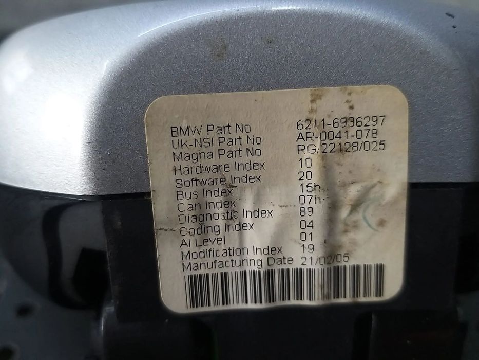 Ceas bord diesel mini cooper r52 62116936297 ar0041078 rg22128