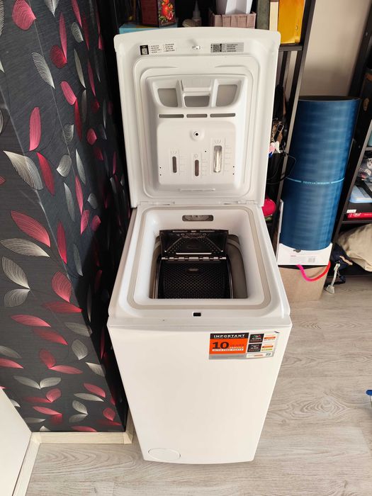 Пералня с горно зареждане WHIRLPOOL TDLR 6040S EU/N 6.0 kg, 1000 об/min