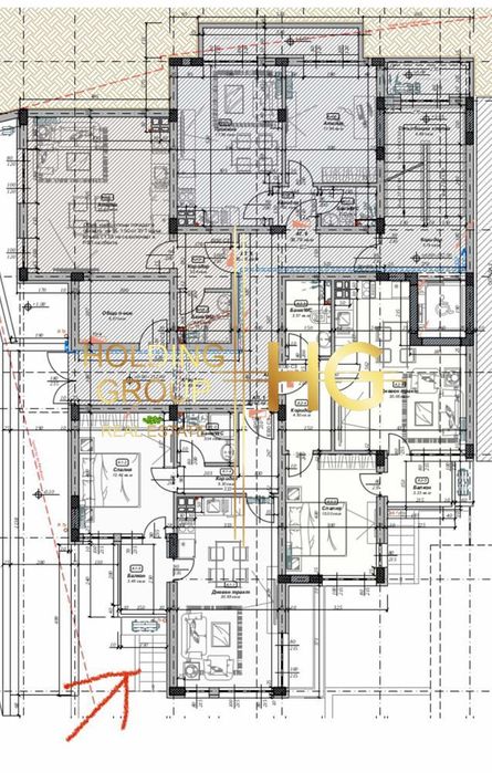 Двустаен пред акт 15  до главен път в началото на Пчелина до Буквите