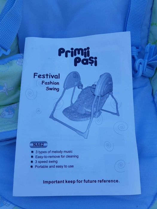 Leagăn electronic-Primii Pași