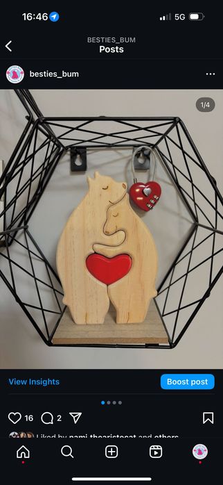 СВЕТИ ВАЛЕНТИН - Мечета за семейства с гравиран текст /имена, дати…/