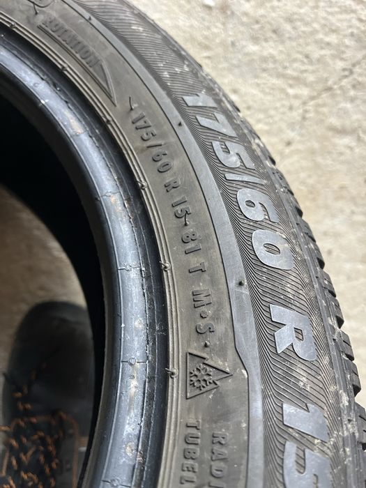 175/60 R15 de iarna M+S