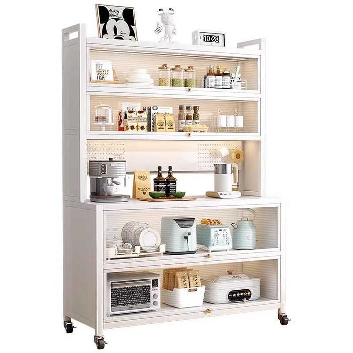 Стенка/ Кухонный шкаф с прозрачным окном/для посуды и продуктов