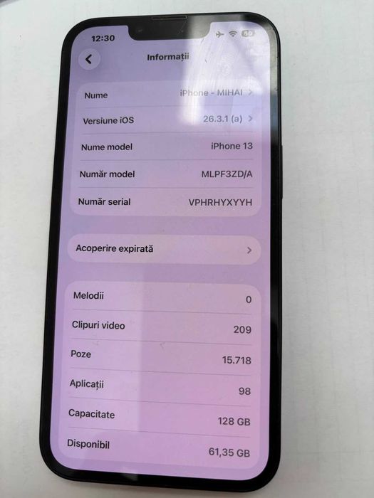 Iphone 13 128GB midnight