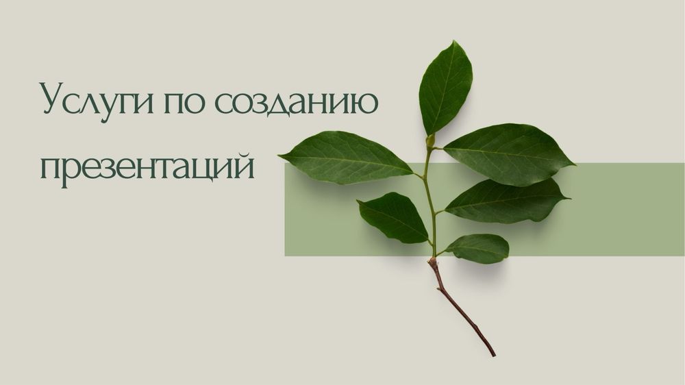 Сделаю презентацию