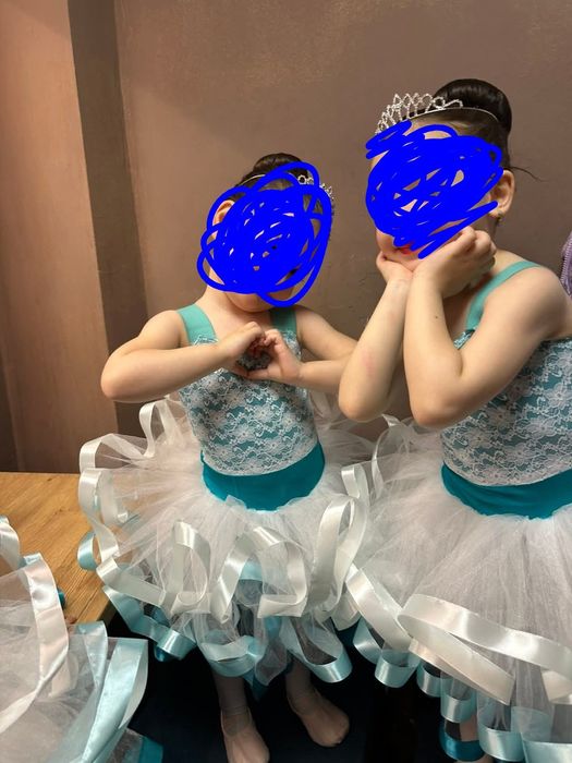 Рокля тюркоаз, момиче 3-4г.