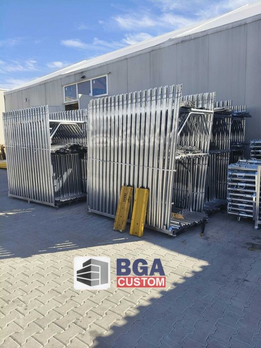 Furca Boscaro Italia de macara lame 1200 mm ( 120 cm) MBA-201200 pt paleti cu echilibrare automata prin arc 2000 kg , bena cu furtun, haba moloz