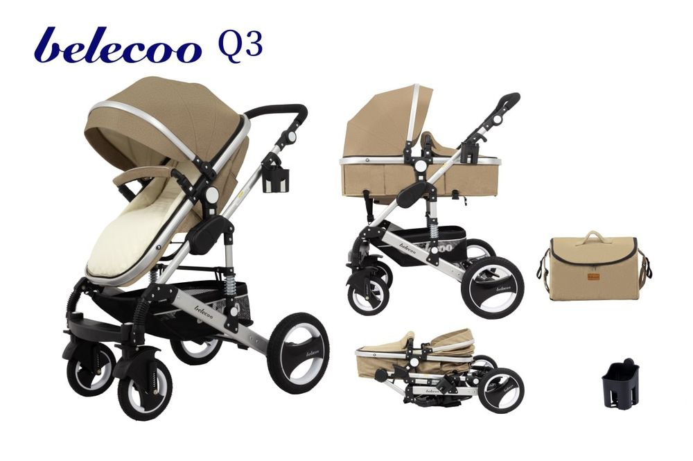 Фирменная Коляска трансформер 2в1