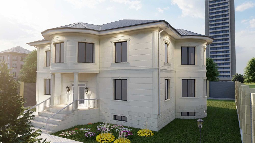 ИНТЕРЬЕР ДИЗАЙН Эскизный проект Дизайн фасада, 3Д визуализация