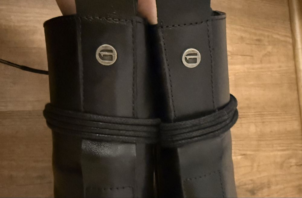 G-STAR Дамски боти естествена кожа 38 номер