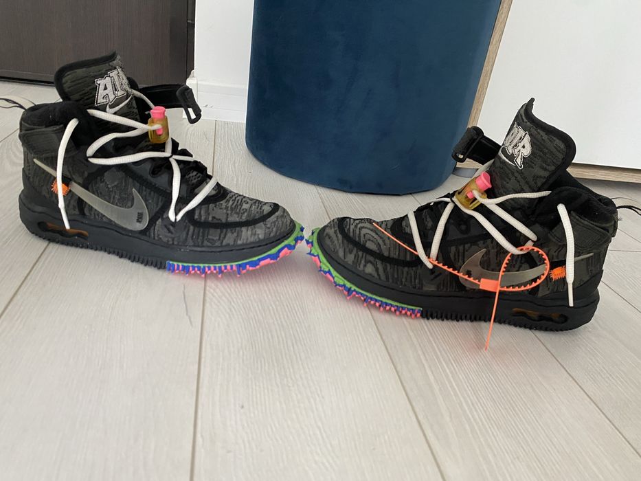 Air force one off white black in stare foarte buna