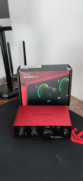 Vandut- Interfata audio Focusrite Scarlett Solo 4rd Gen